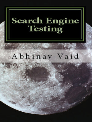 cover image of Search Engine Testing